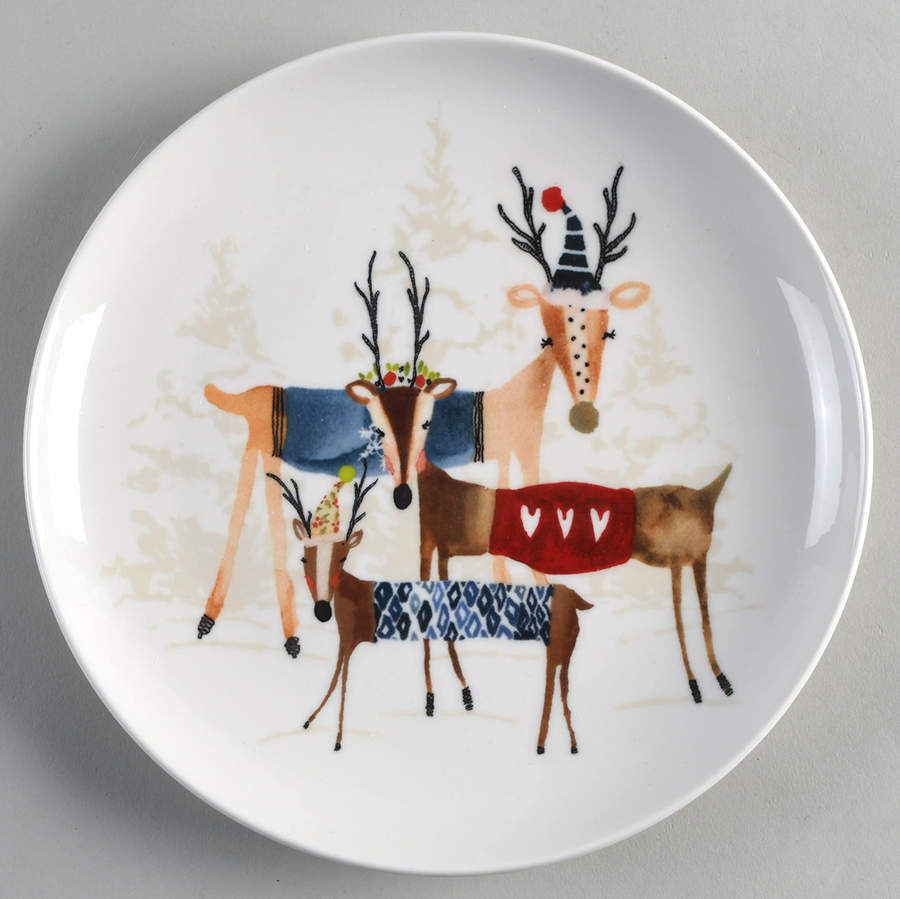 Natale Salad Plate by Williams-Sonoma-1