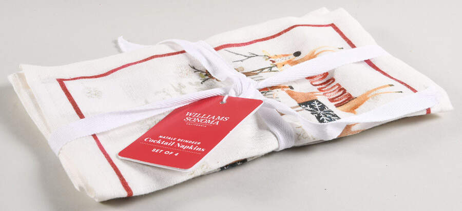 Natale Cloth Cocktail Napkin - Set of 4 by Williams-Sonoma-1