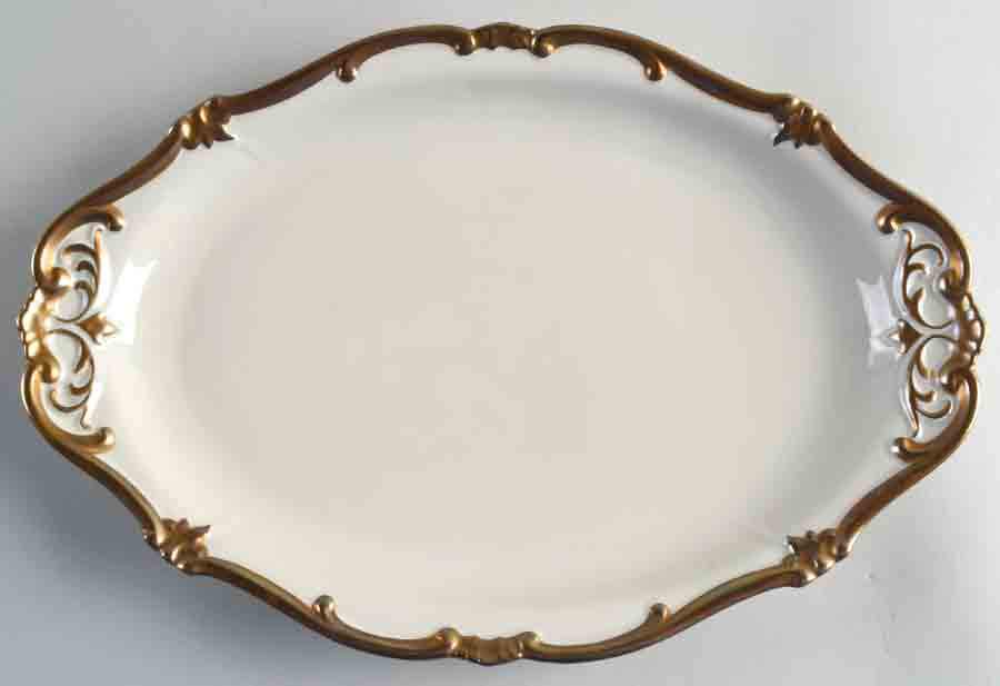 7049 13" Oval Serving Platter by Weimar-1