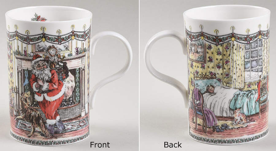 Victorian Christmas Mug by Wren China-1