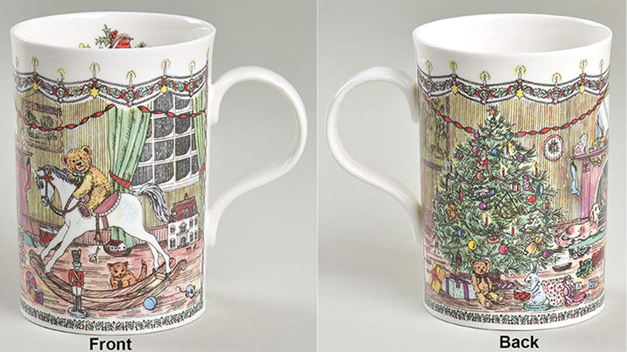 Victorian Christmas Mug by Wren China-1
