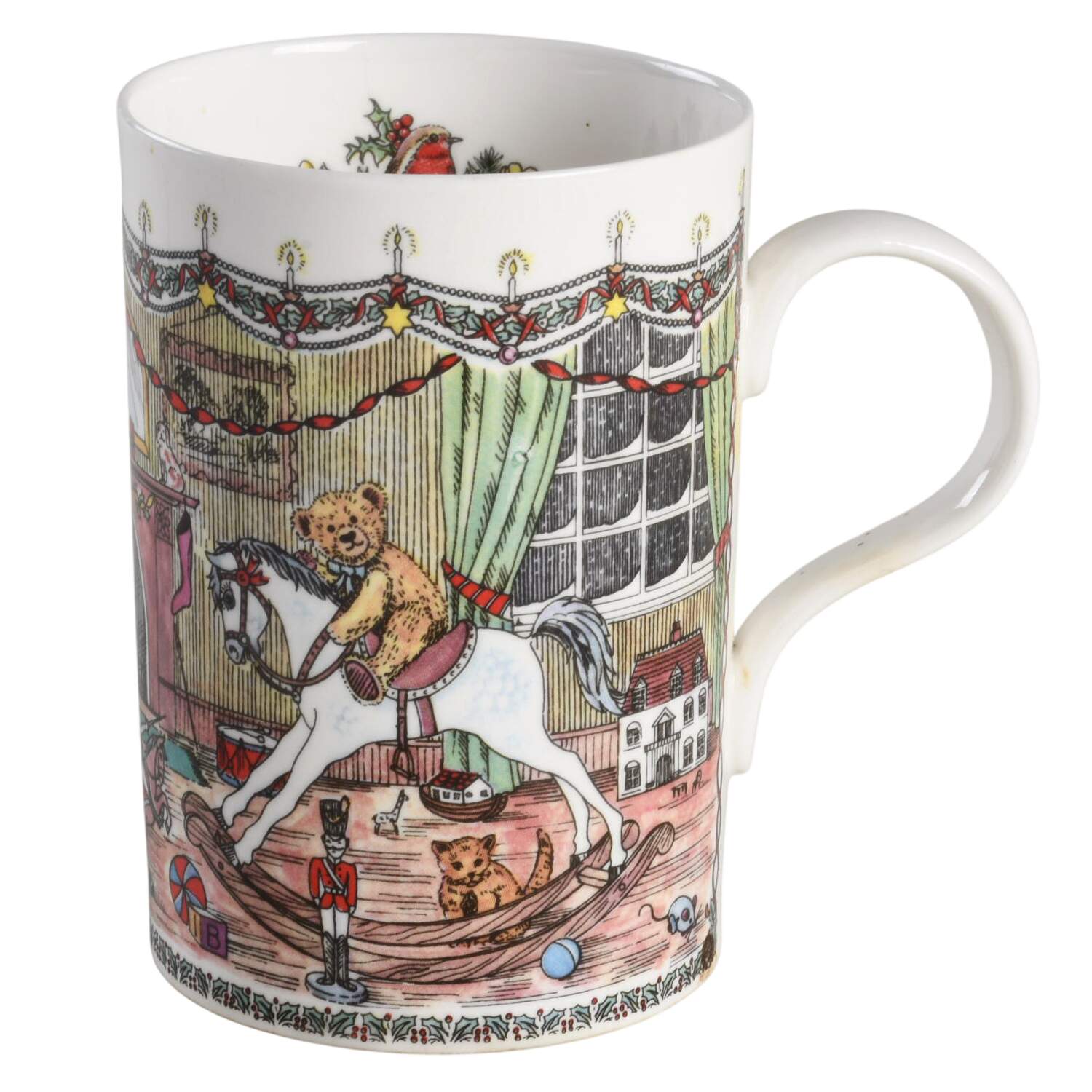Victorian Christmas Mug by Wren China-1