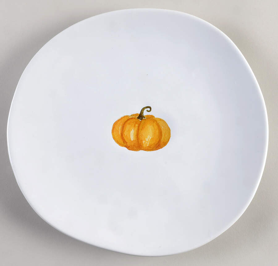 Sugar Pumpkin Salad Plate by Williams-Sonoma-1