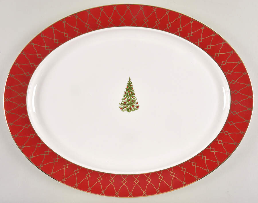 Noel 17" Oval Serving Platter by Williams-Sonoma-1
