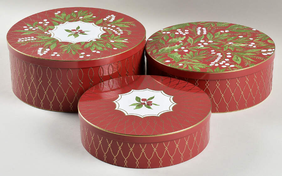Noel (Set of 3) Nested Storage Tins by Williams-Sonoma-1