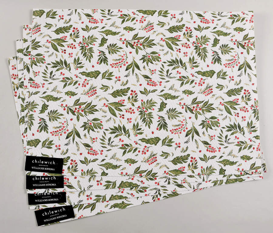 Noel Cloth & Vinyl Rectangular Placemat - Set of 4 by Williams-Sonoma-1
