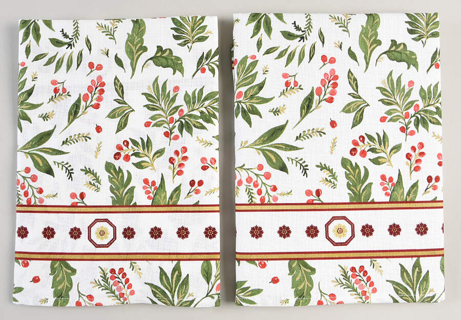 Noel Cloth Kitchen Towels - Set of 2 by Williams-Sonoma-1