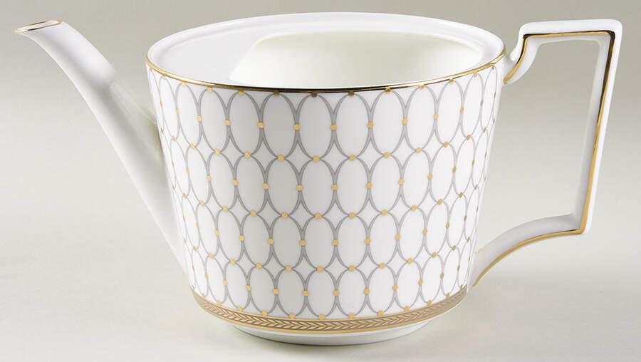 Renaissance Grey Teapot No Lid by Wedgwood-1