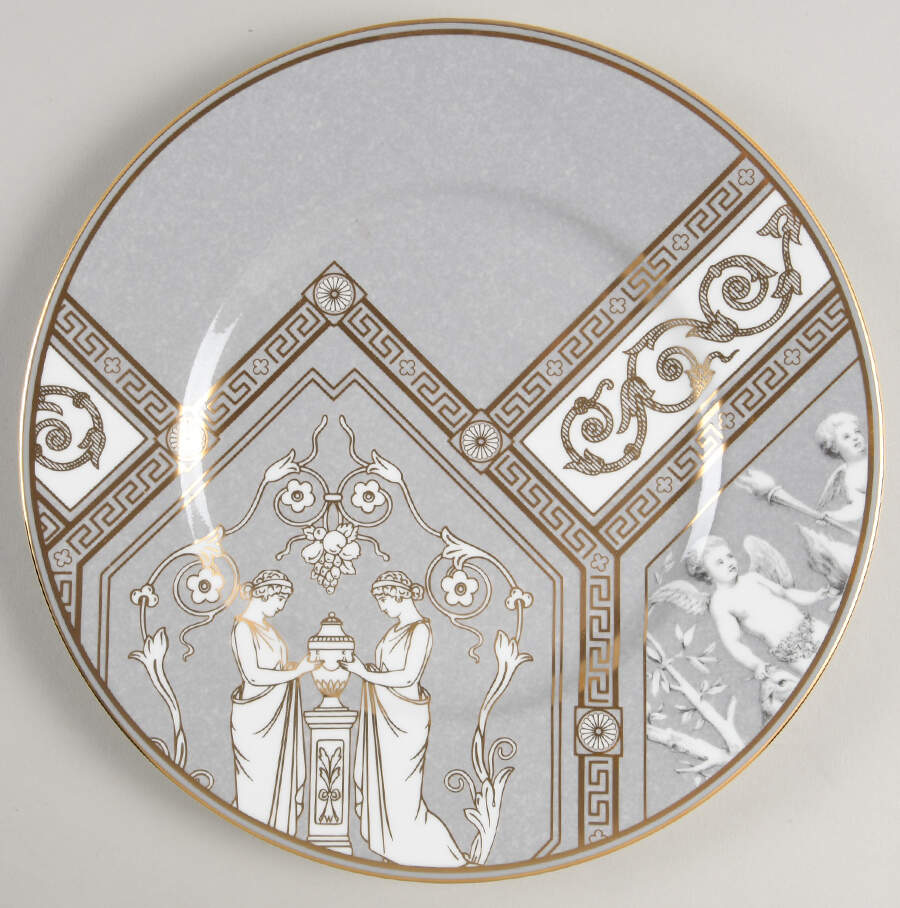 Renaissance Grey Accent Salad Plate by Wedgwood-1