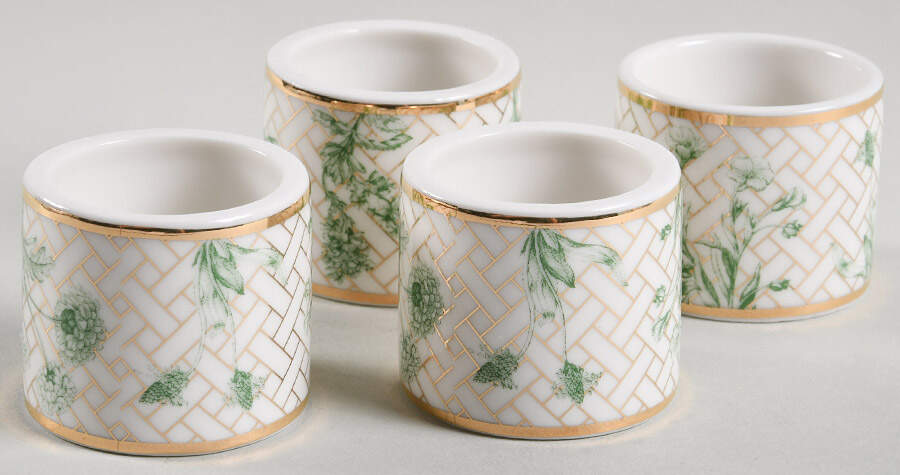 Garden Lattice Napkin Ring - Set of 4 by Williams-Sonoma-1