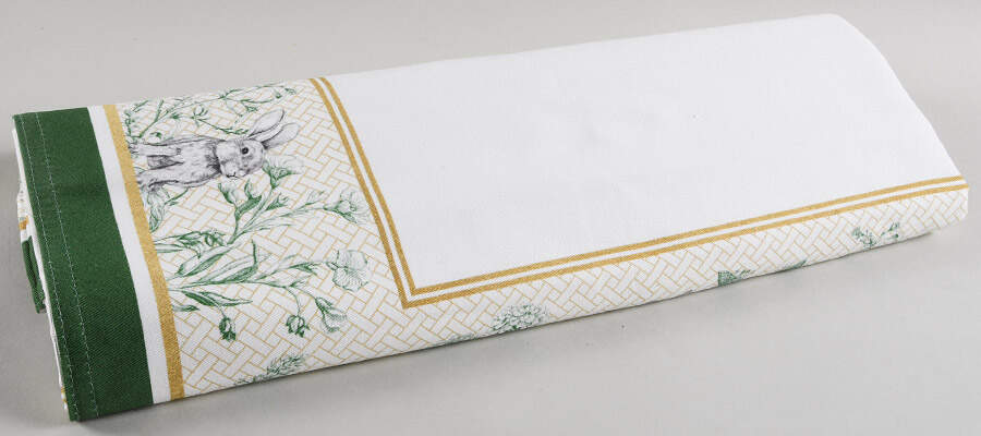 Garden Lattice 16" X 108" Cloth Table Runner by Williams-Sonoma-1