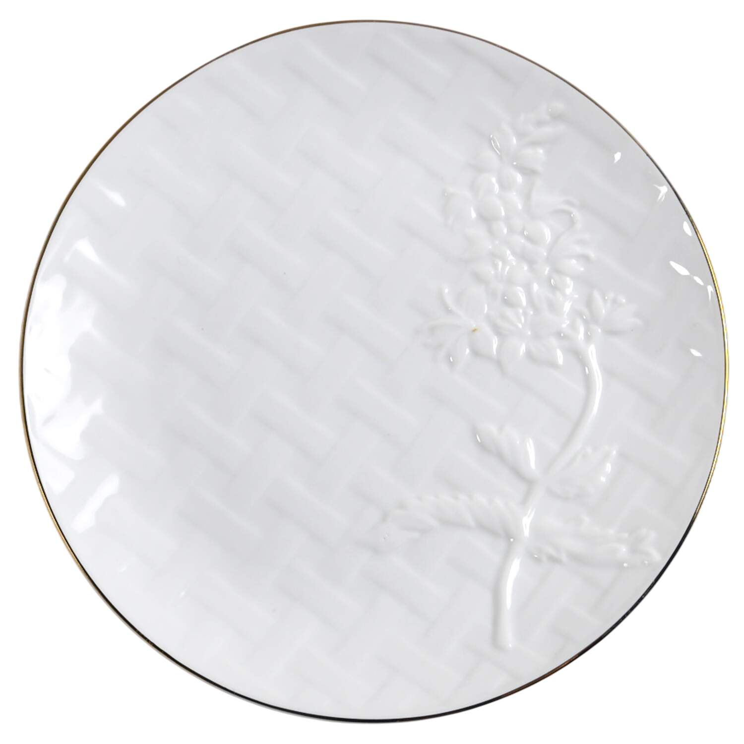 Garden Lattice Figural Appetizer Plate by Williams-Sonoma-1
