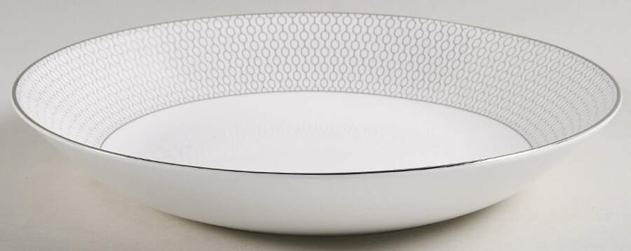 Gio Platinum Individual Pasta Bowl by Wedgwood-1