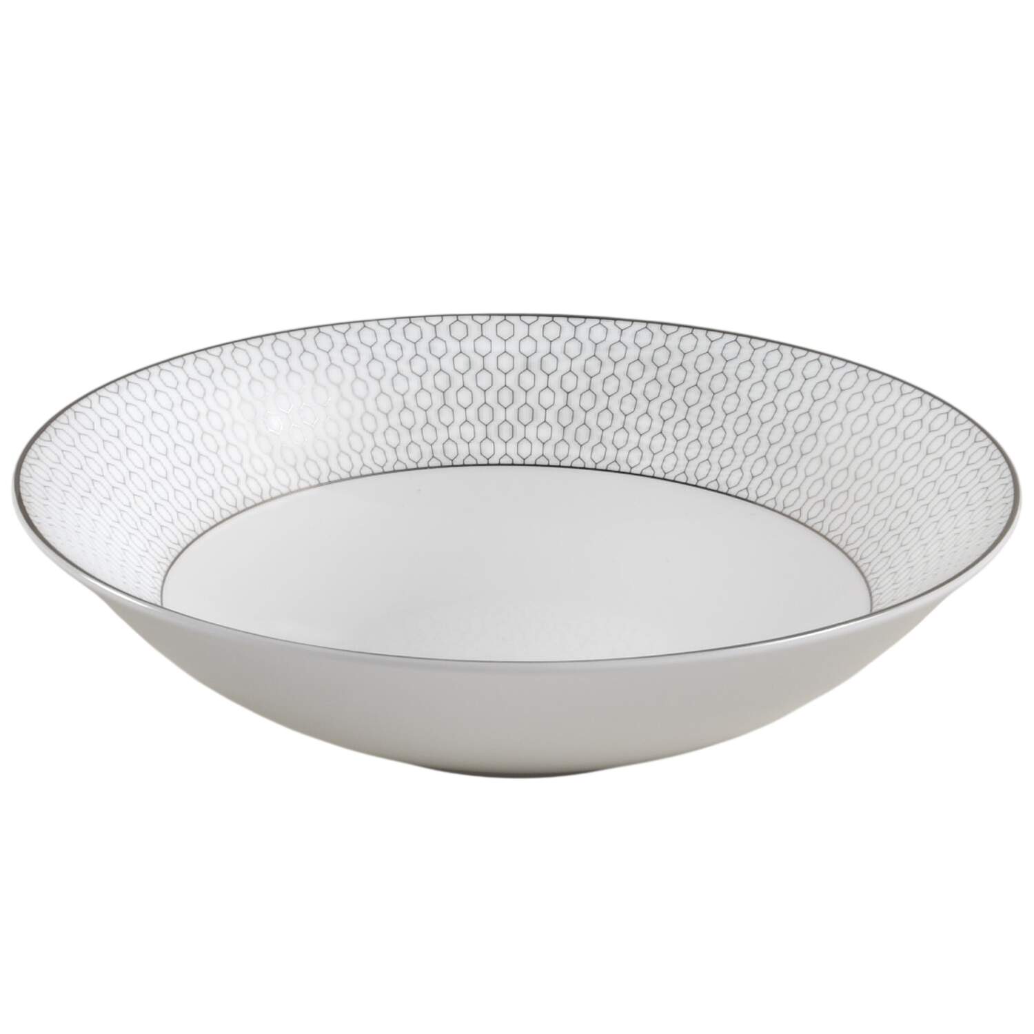 Gio Platinum Soup/Cereal Bowl by Wedgwood-1