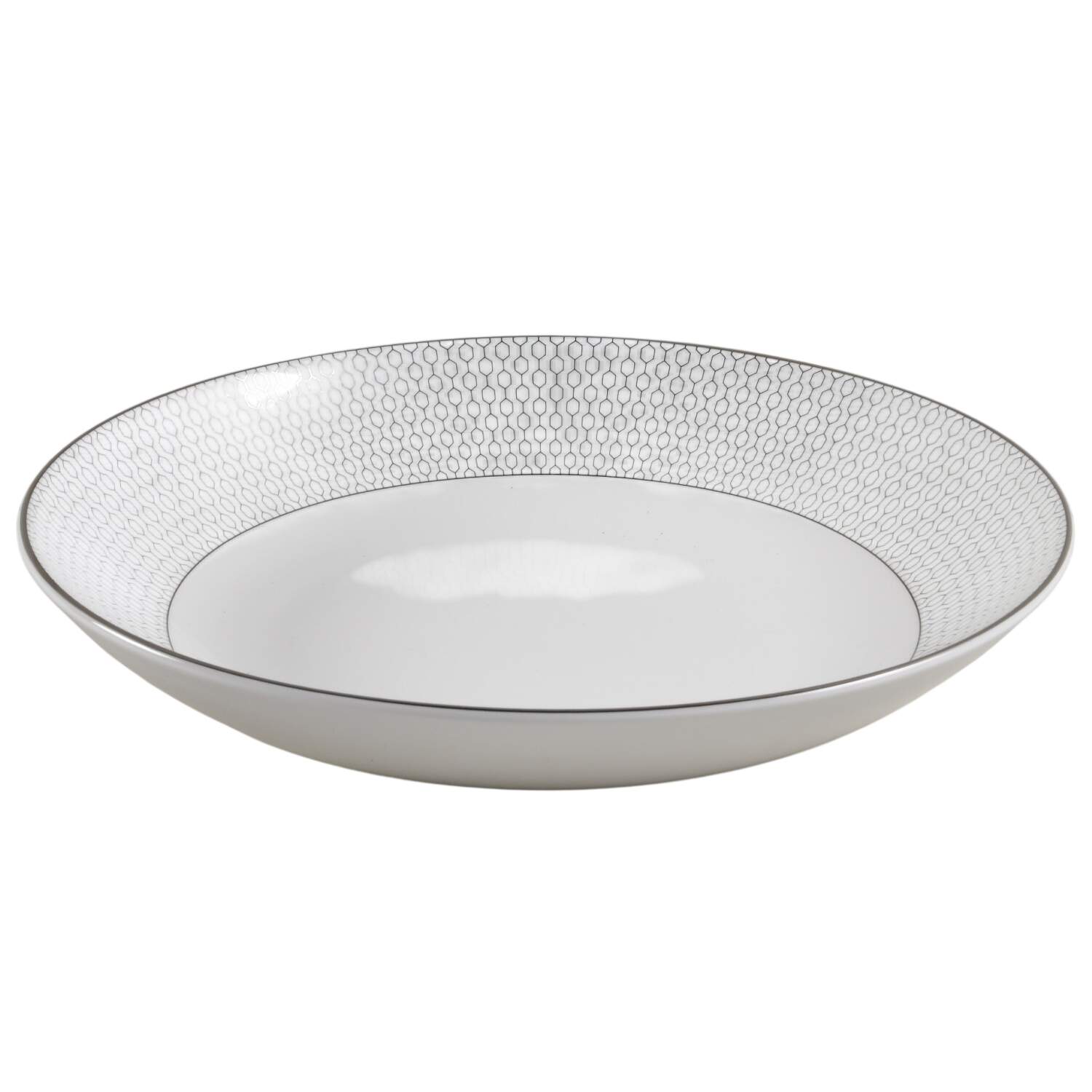 Gio Platinum Deep Dinner Plate by Wedgwood-1