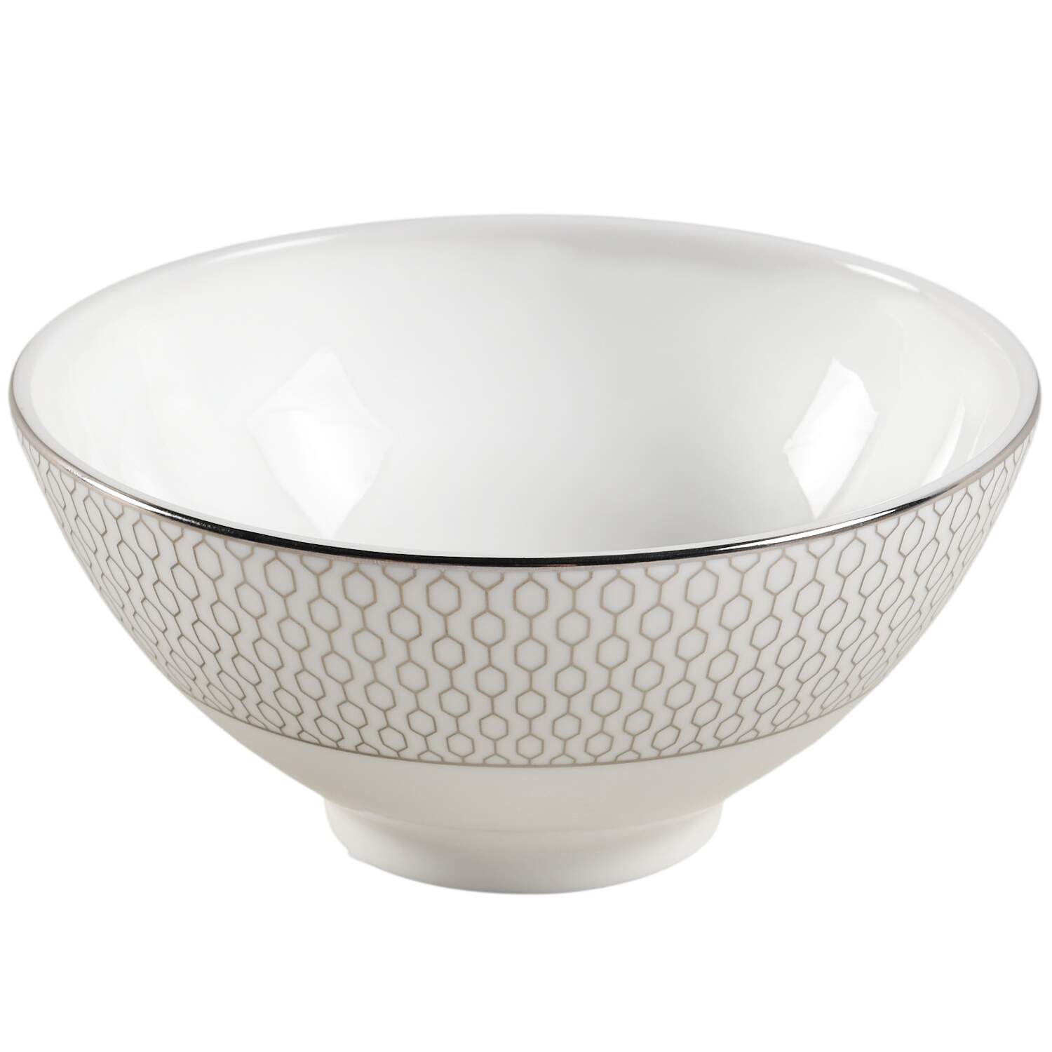 Gio Platinum Rice Bowl by Wedgwood-1