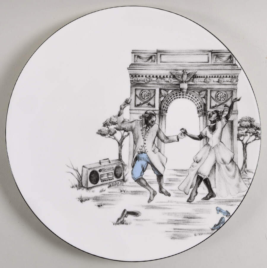 Sheila Bridges 11" Chop Plate (Round Platter) by Wedgwood-1