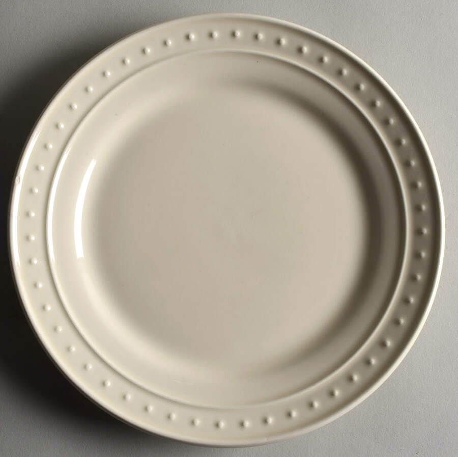 Nantucket-Ivory Salad Plate by World Market-1