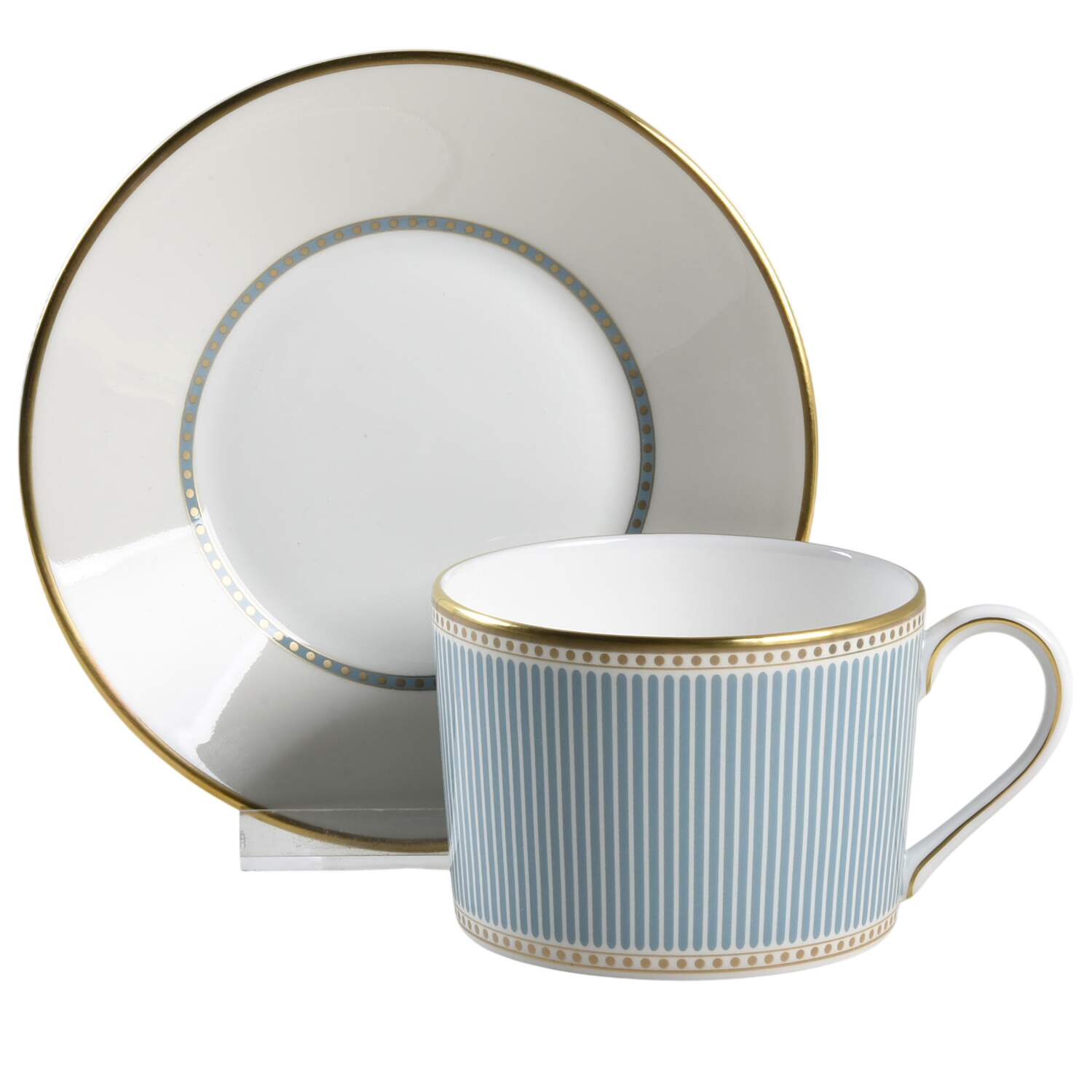 Helia Imperial Flat Cup & Saucer Set by Wedgwood-1