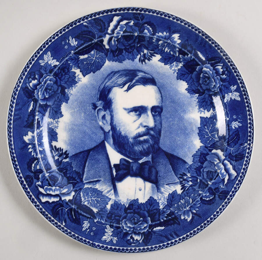 Portrait of Ulysses S Grant Dinner Plate by Wedgwood-1
