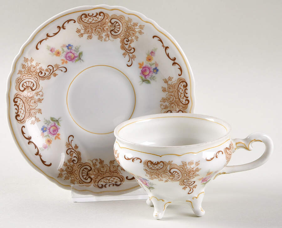 15002 Footed Demitasse Cup & Saucer Set by Weimar-1