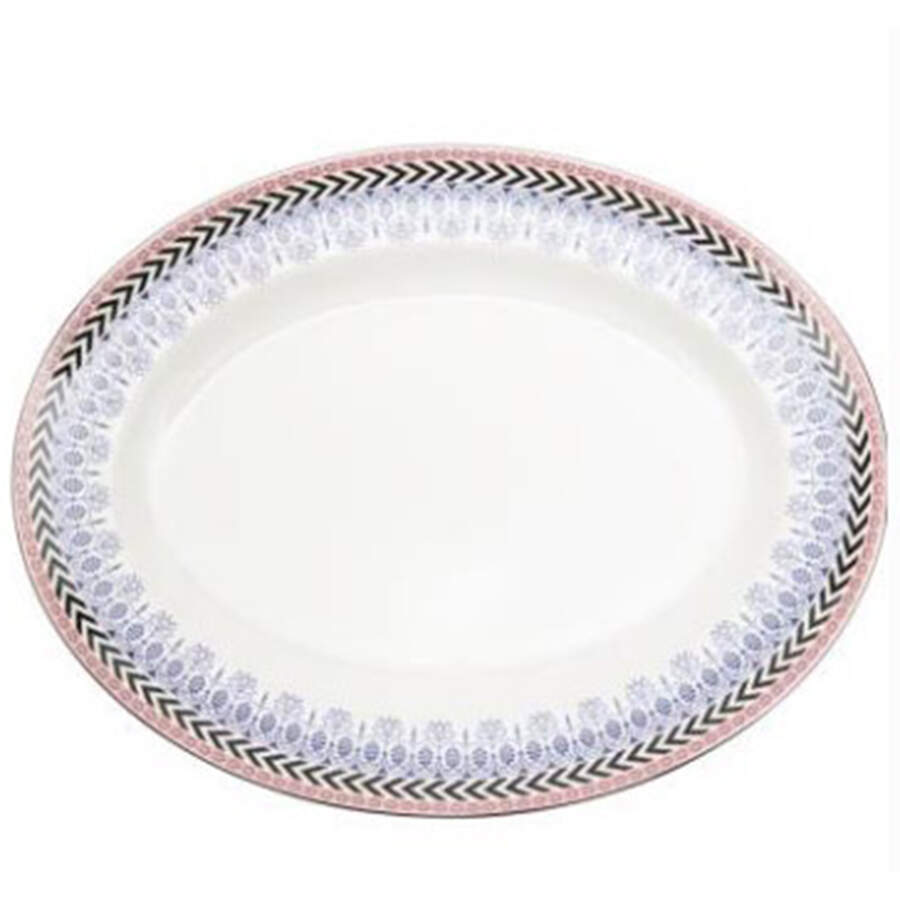 Festive 15" Oval Serving Platter by Wedgwood-1