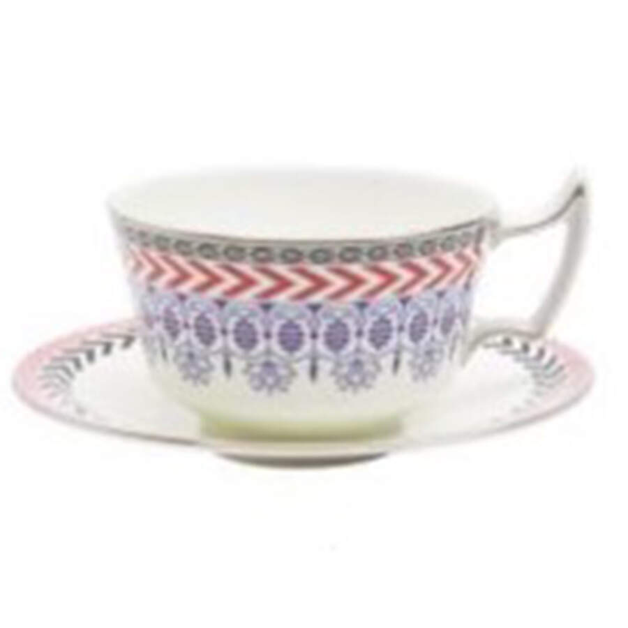 Festive Footed Cup & Saucer Set by Wedgwood-1