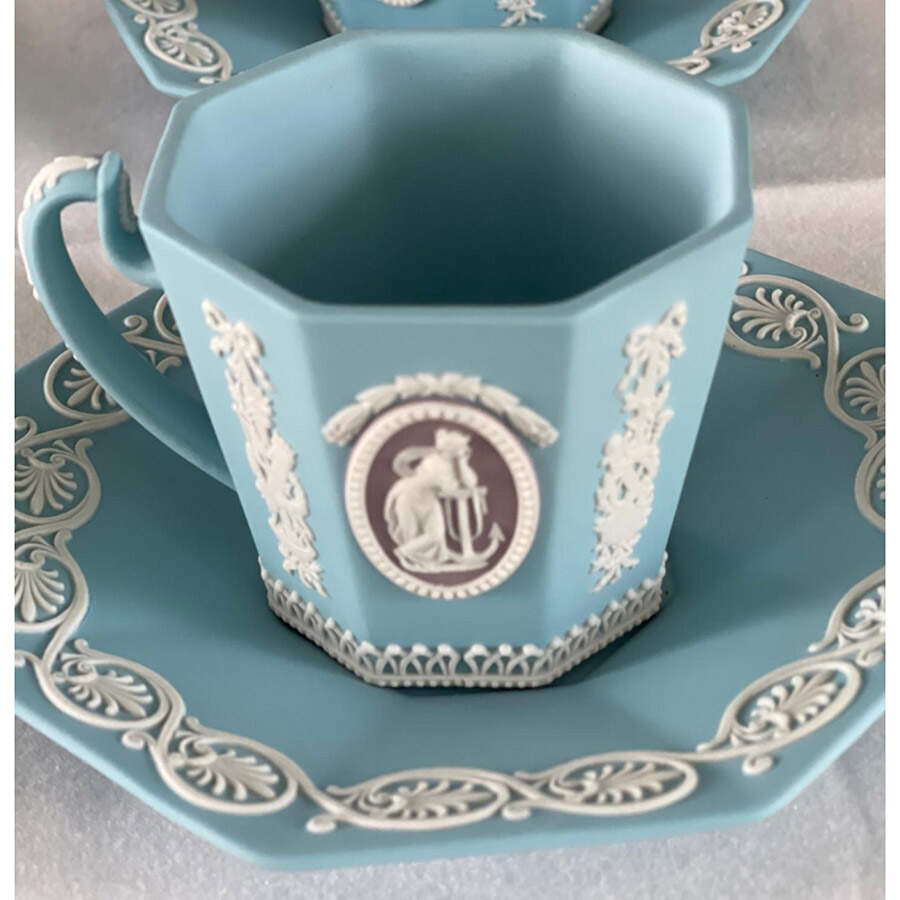 Lady Templetown Tea Set (Limited Edition) Flat Cup & Saucer Set by Wedgwood-1
