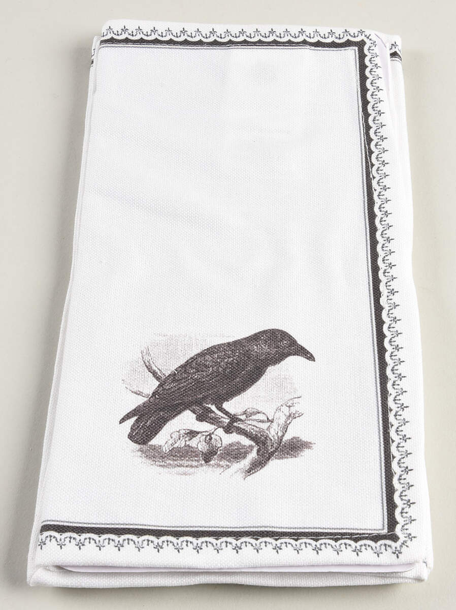 Spooky Soiree Cloth Cocktail Napkin - Set of 4 (Motif 1 & 2) by Williams-Sonoma-1