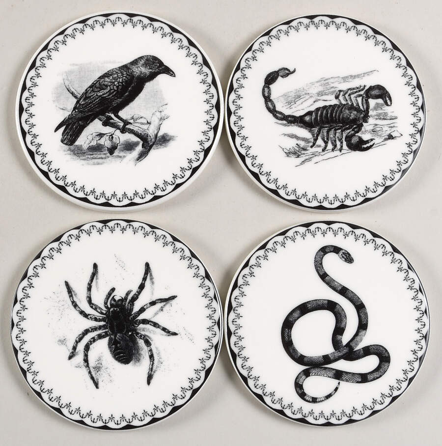 Spooky Soiree Coaster - Set of 4 Motifs by Williams-Sonoma-1