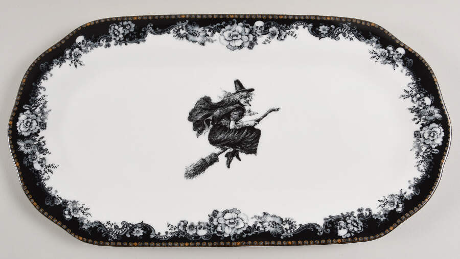 Spooky Soiree 15" Oval Serving Platter by Williams-Sonoma-1