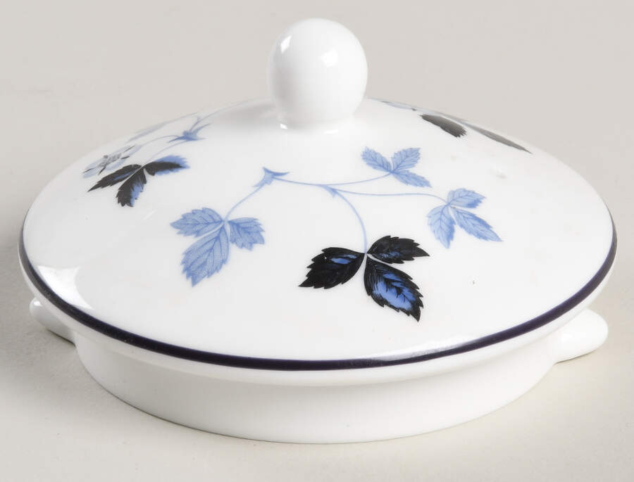 Wild Strawberry-Inky Blue Lid for Small Teapot by Wedgwood-1