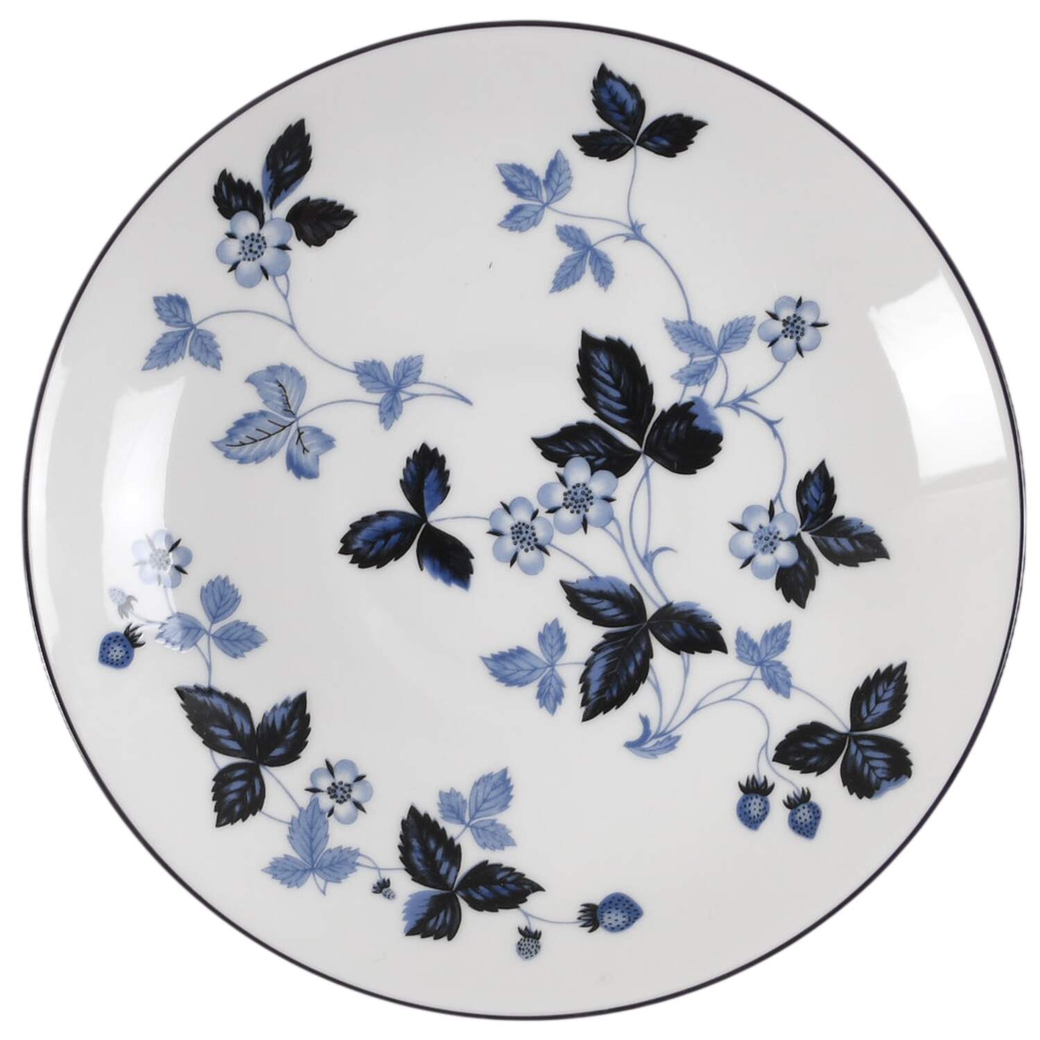 Wild Strawberry-Inky Blue Saucer by Wedgwood-1