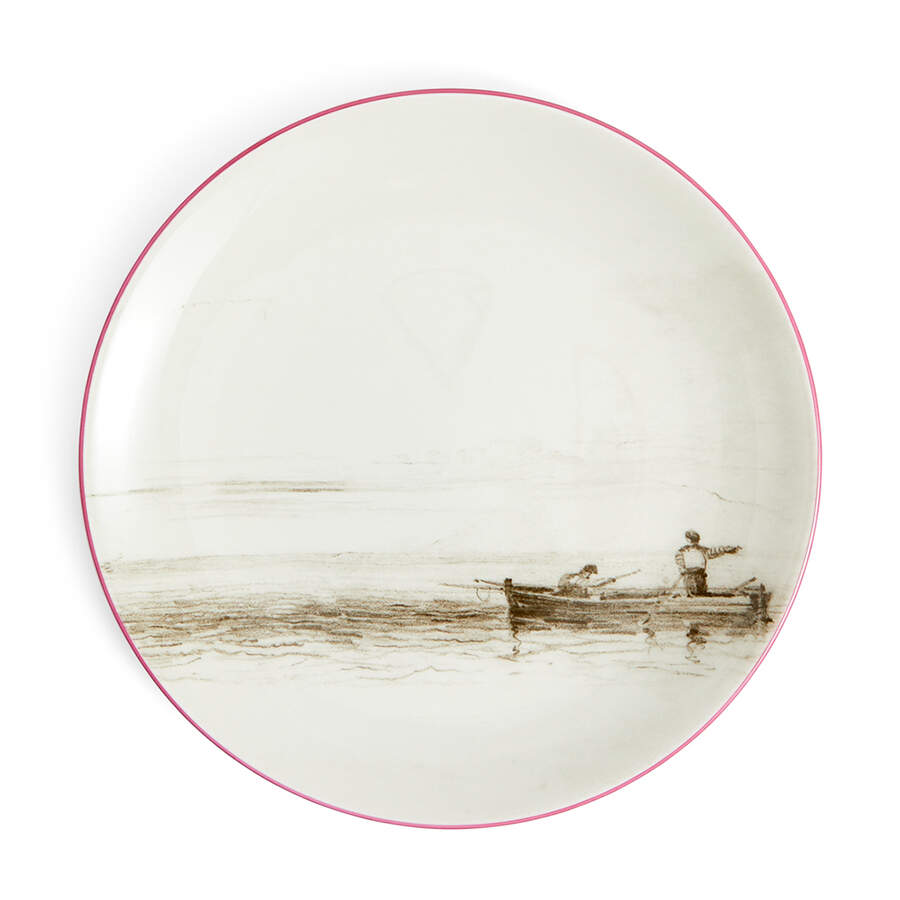 Darwin Voyage of the Beagle Salad/Dessert Plate by Wedgwood-1