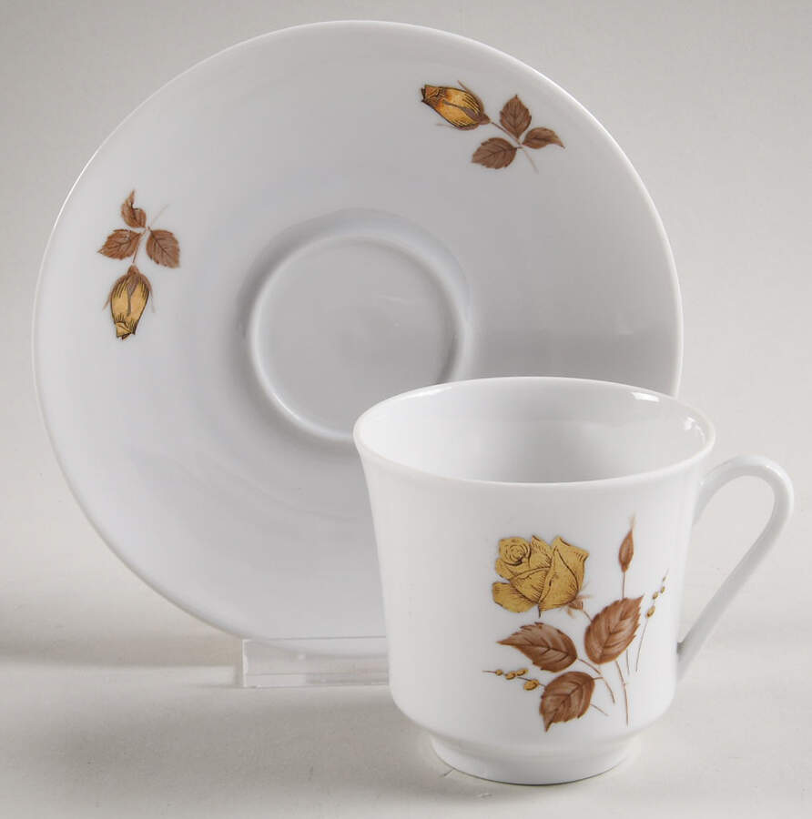 WIG1596 Flat Cup & Saucer Set by Winterling - Bavaria-1