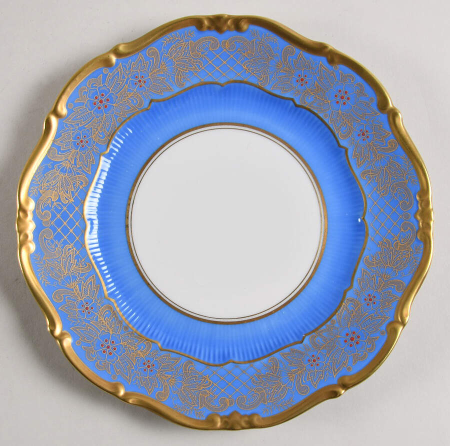 40051 Light Blue Salad Plate by Weimar-1