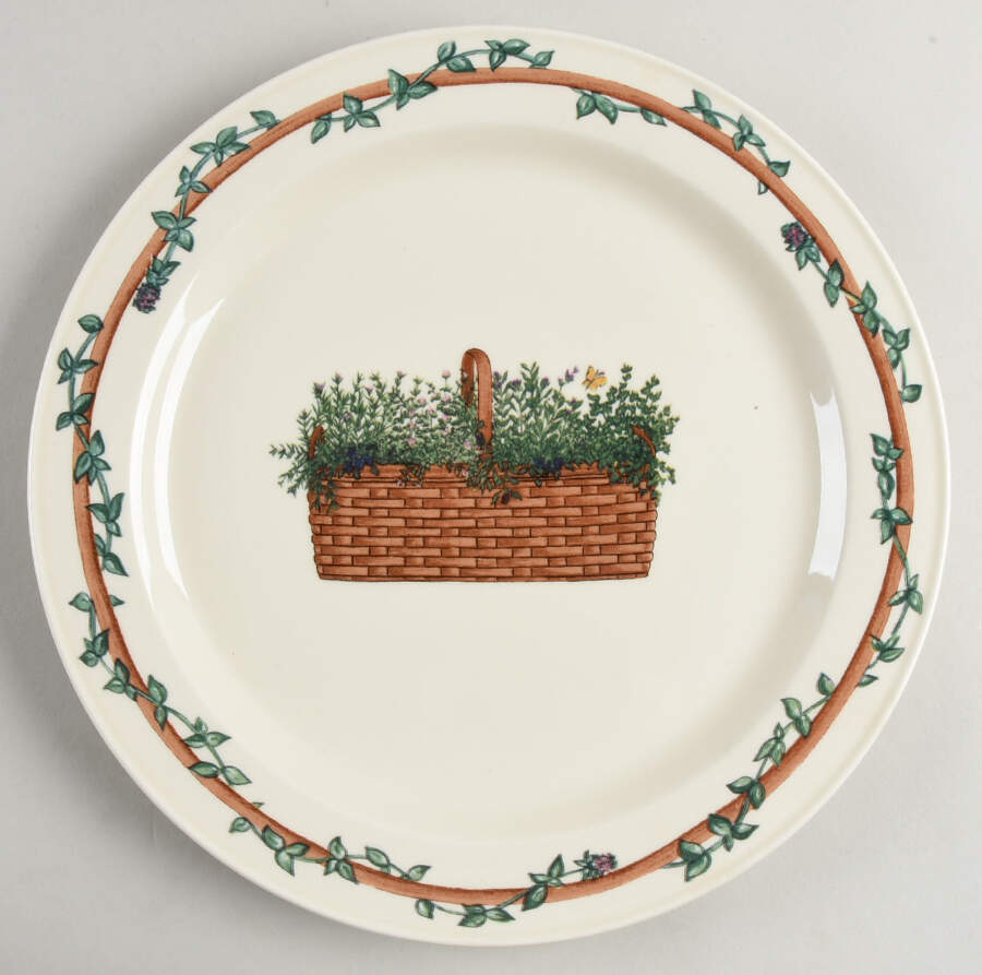 Botanical Basket Service Plate (Charger) by Workshop Gerald Henn-1