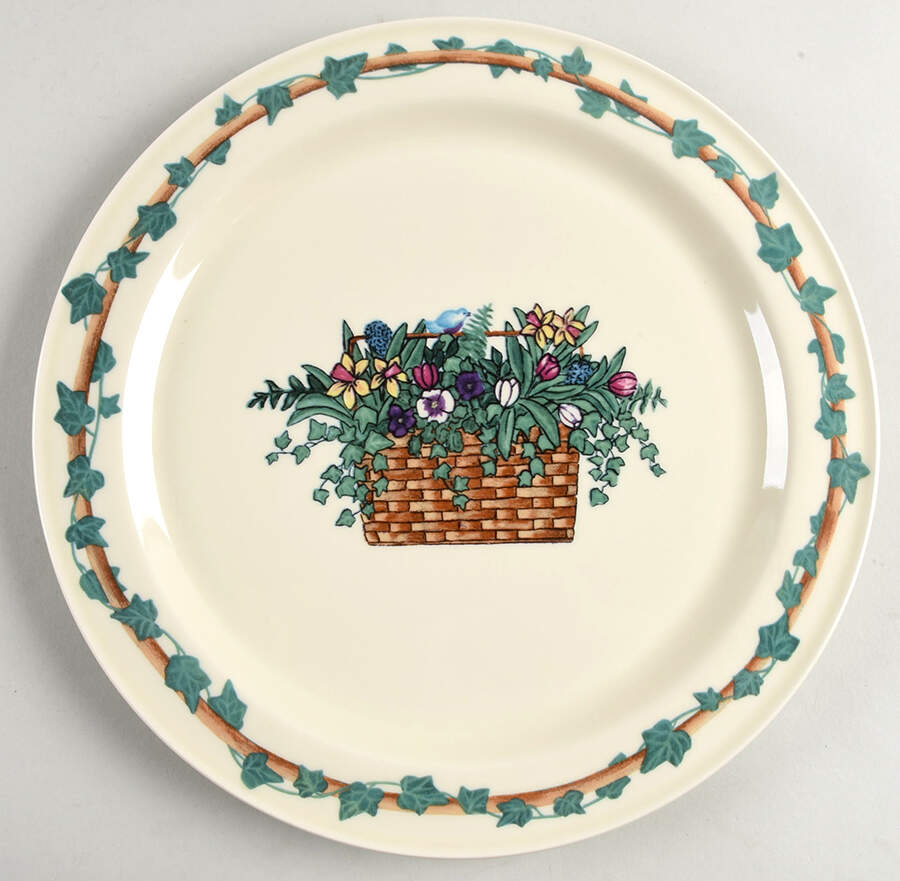 Botanical Basket Service Plate (Charger) by Workshop Gerald Henn-1