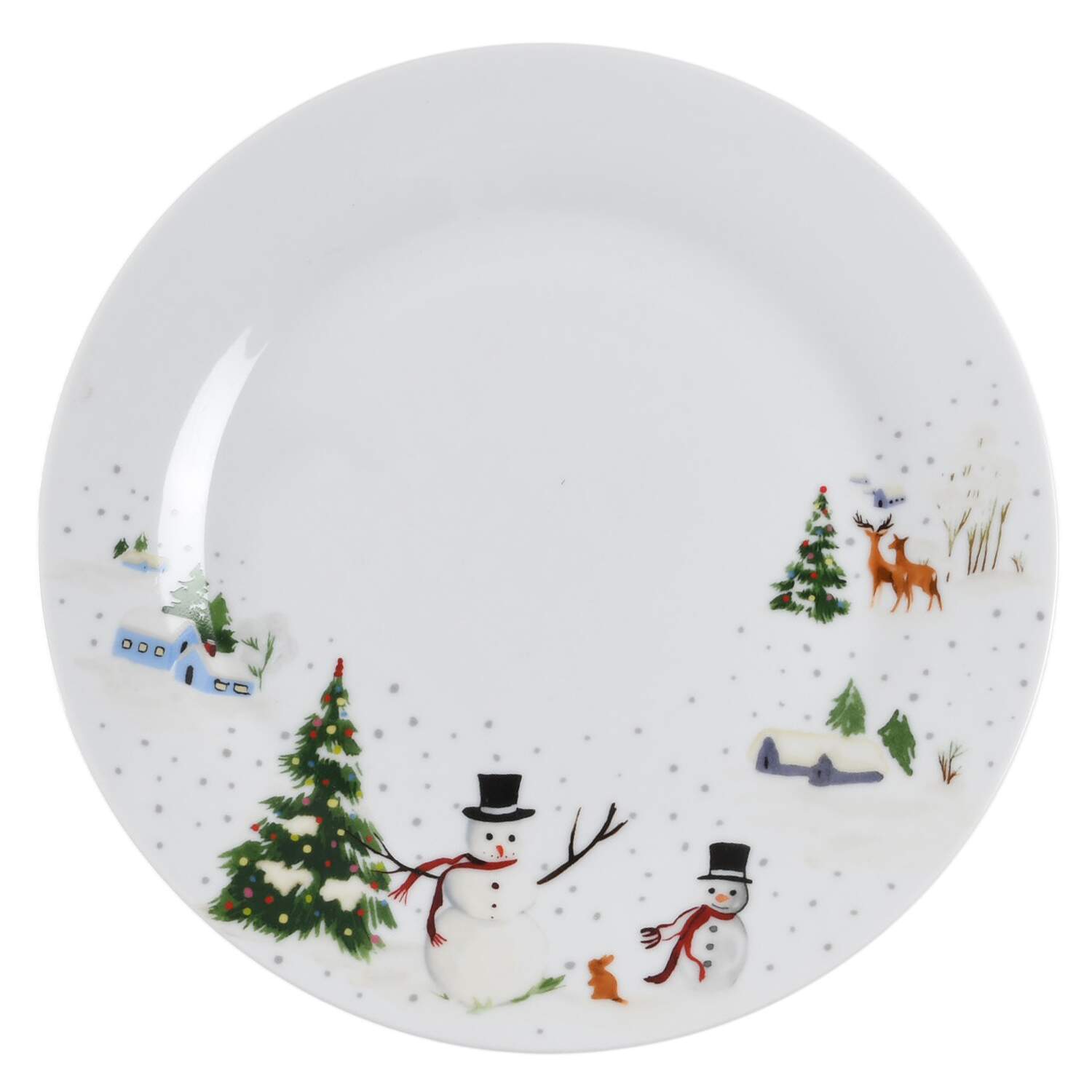 Snowy Day Salad Plate by Williams-Sonoma-1