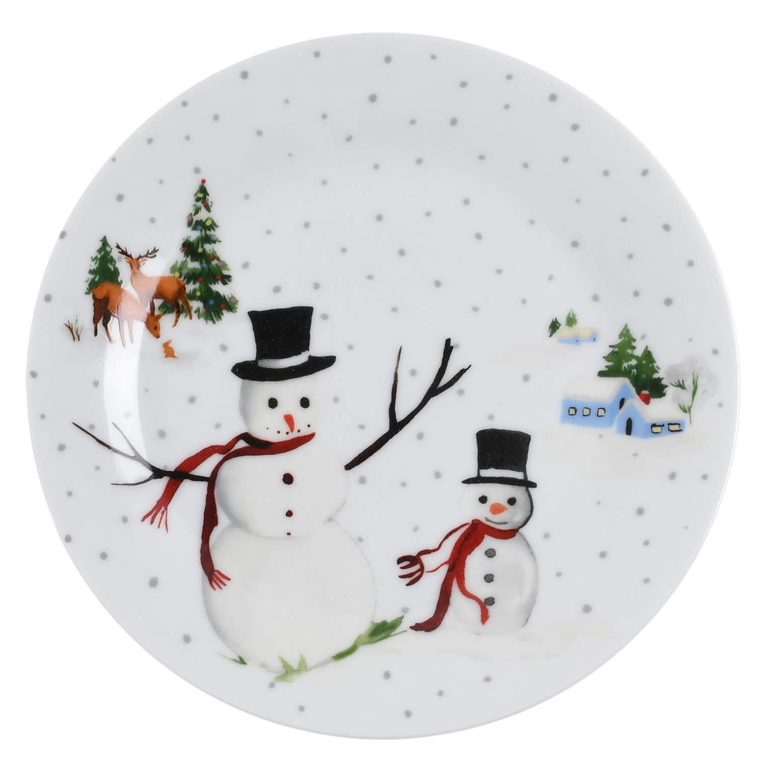 Snowy Day Appetizer Plate by Williams-Sonoma-1