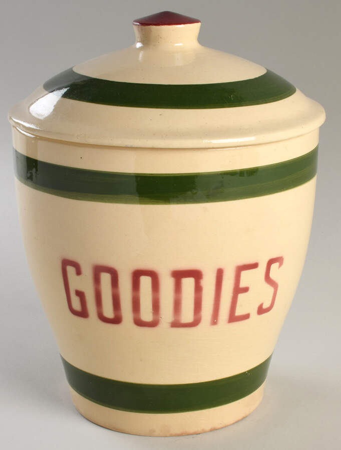 WTPWTP1 9" Storage Jar & Lid by Watt Pottery-1
