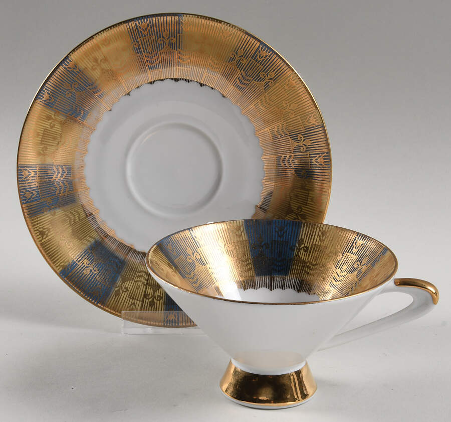 WIG1597 Footed Cup & Saucer Set by Winterling - Bavaria-1