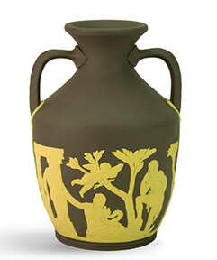 Iconic Prestige Collection 6" Two Handles Portland Vase by Wedgwood-1