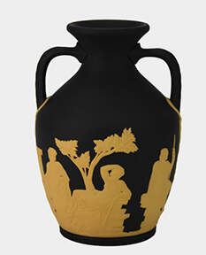 Iconic Prestige Collection 6" Two Handles Portland Vase by Wedgwood-1