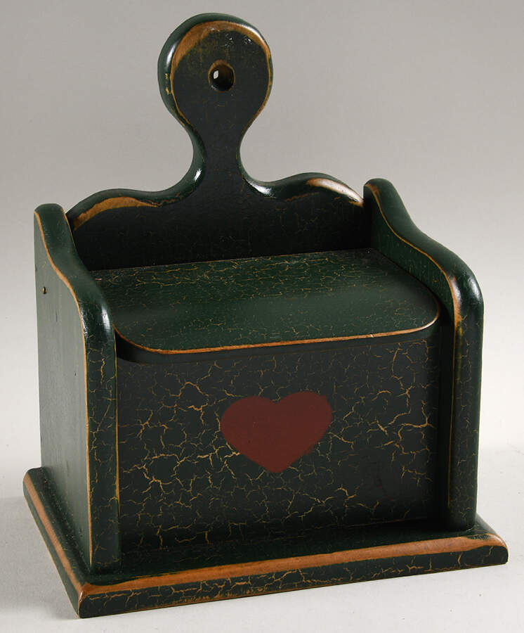 Baskets and Accessories Wood Recipe Box with Attached Lid by Workshop Gerald Henn-1