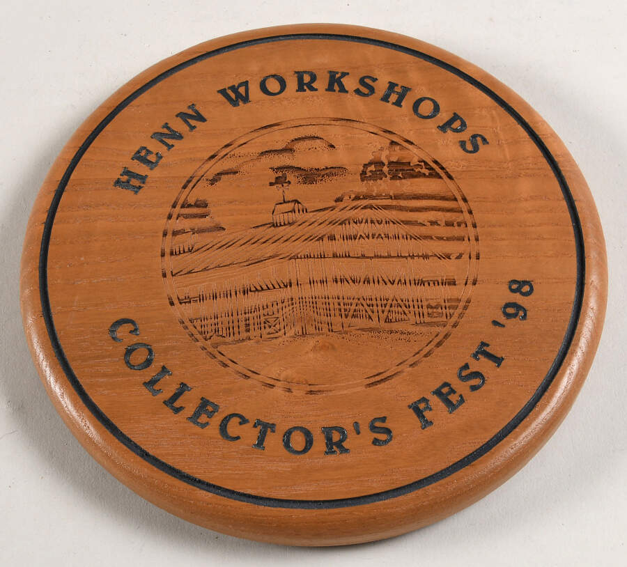 Baskets and Accessories Lid for 1998 Collector's Fest Basket by Workshop Gerald Henn-1