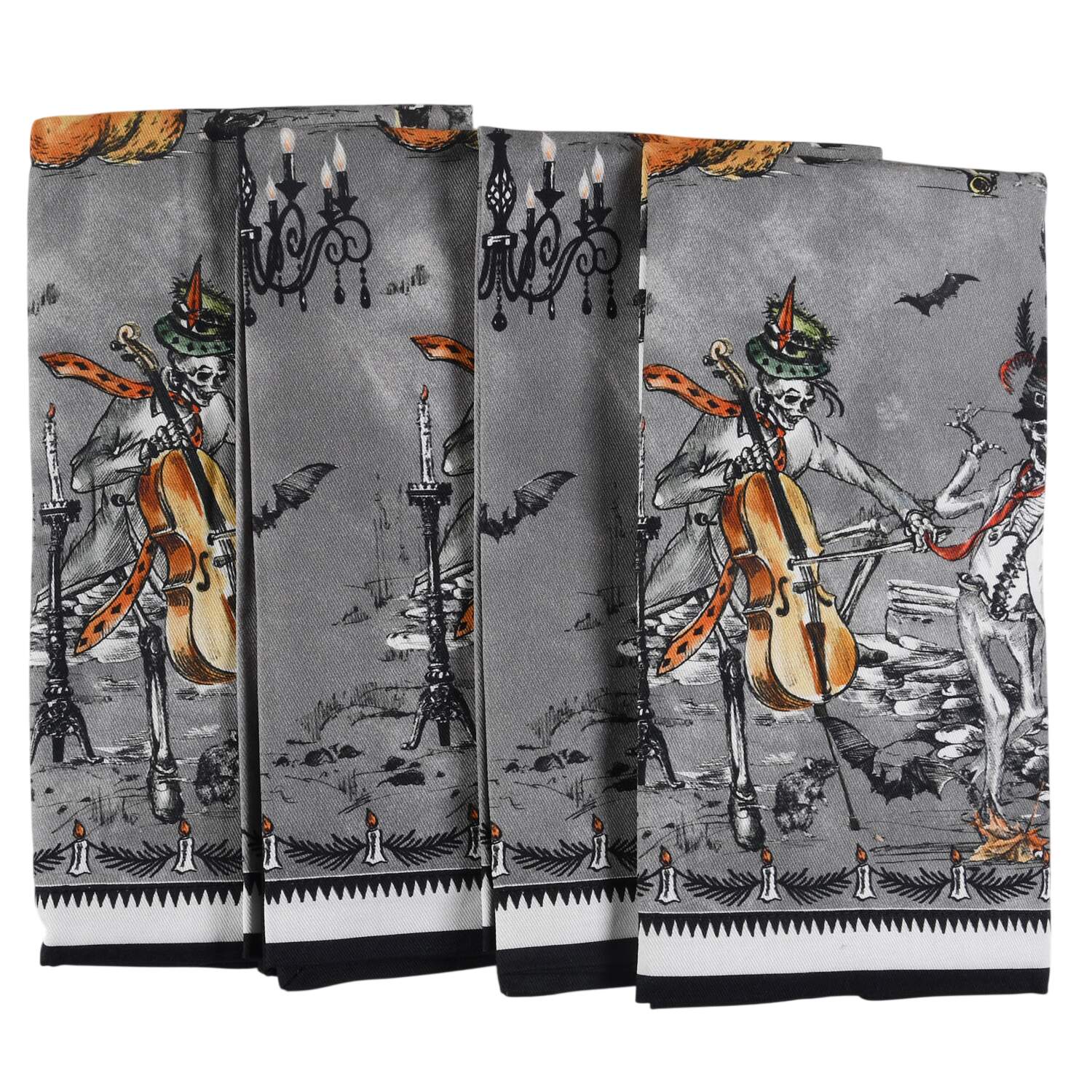 Haunted Hosts Cloth Napkin - Set of 4 by Williams-Sonoma-1