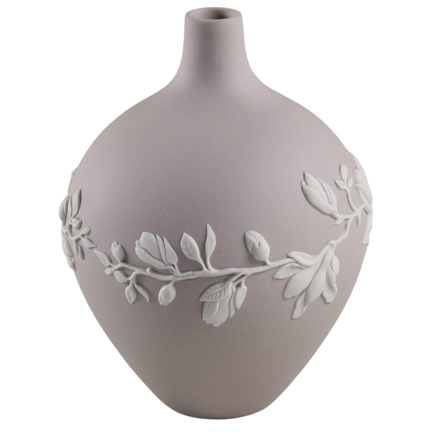 Magnolia Blossom-Mink 5" Bud Vase by Wedgwood-1