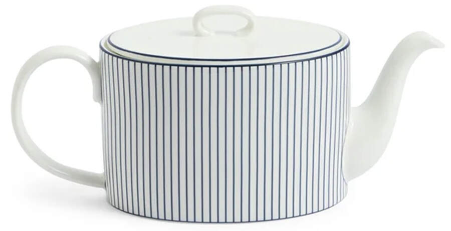 Gio-Pinstripe Teapot & Lid by Wedgwood-1