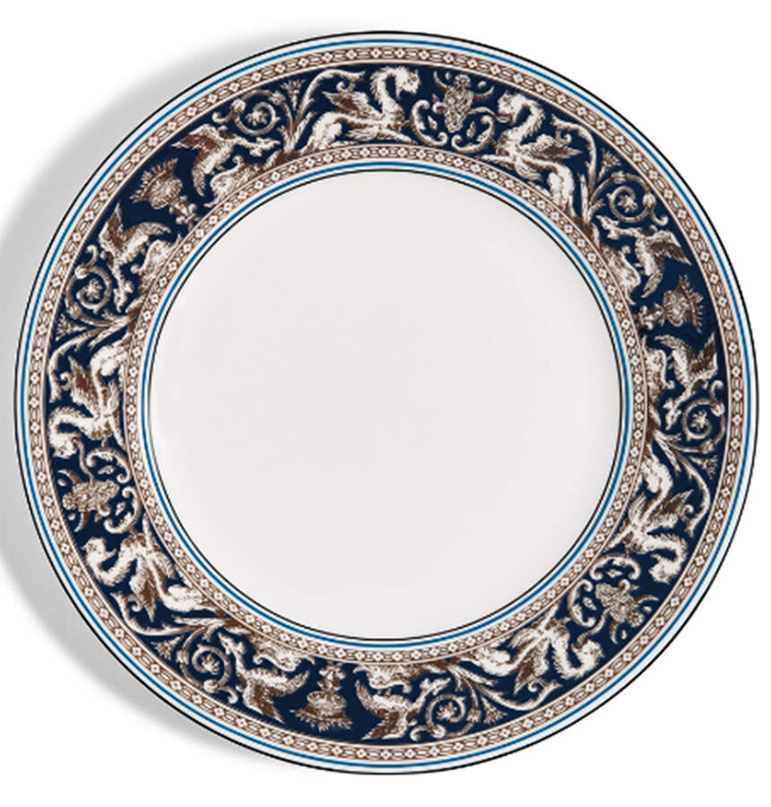 Florentine Navy Salad Plate by Wedgwood-1